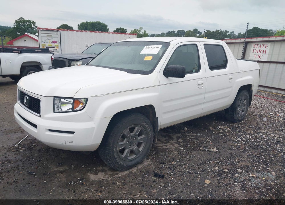 2007 HONDA RIDGELINE RTX VIN: 2HJYK16337H542036