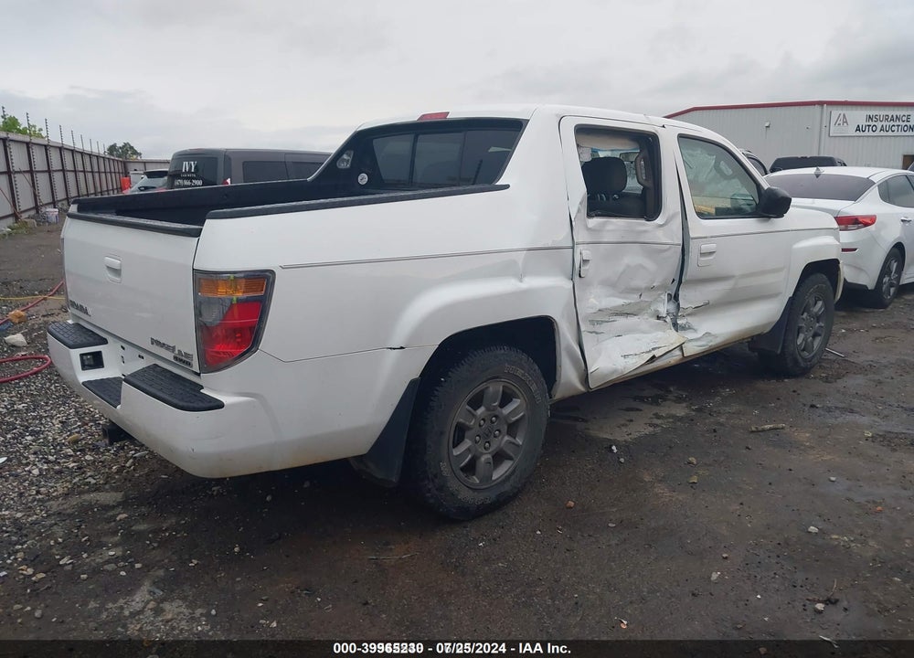 2007 HONDA RIDGELINE RTX VIN: 2HJYK16337H542036