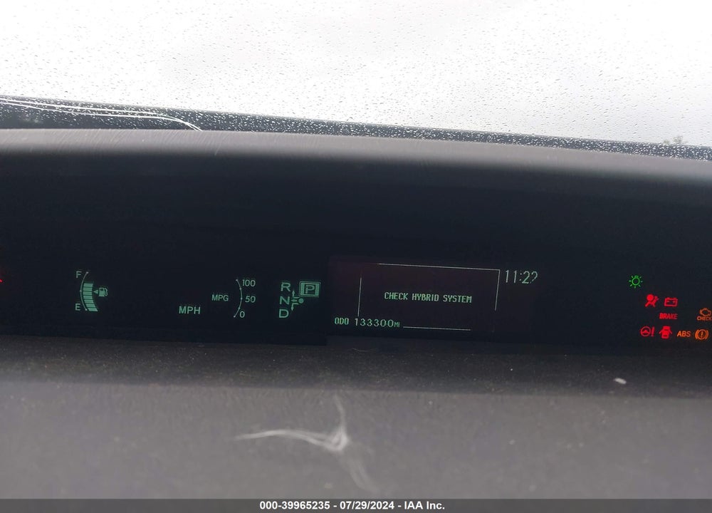 2011 TOYOTA PRIUS THREE VIN: JTDKN3DU6B1403972
