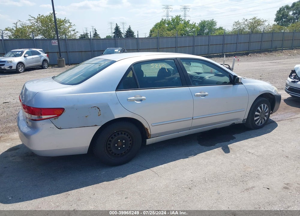 2004 HONDA ACCORD 2.4 DX VIN: 1HGCM55134A003332
