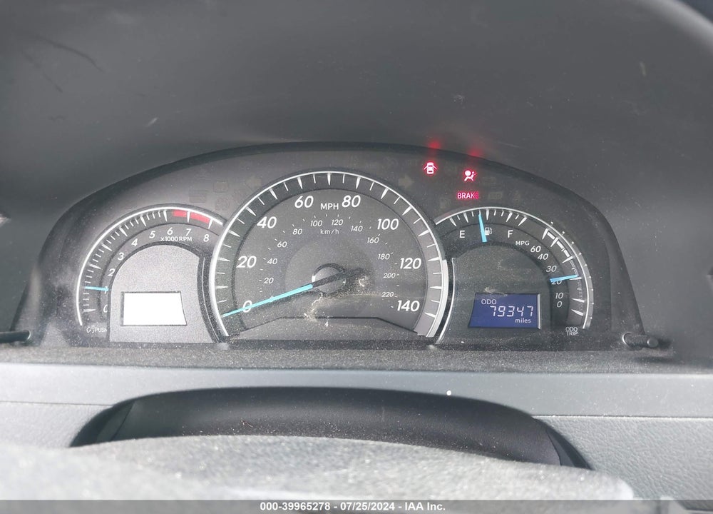 2012 TOYOTA CAMRY XLE VIN: 4T4BF1FK1CR160358
