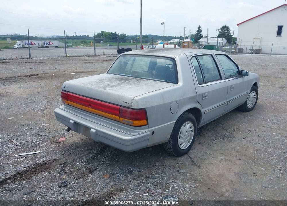 1993 DODGE SPIRIT VIN: 3B3XA46K9PT585784