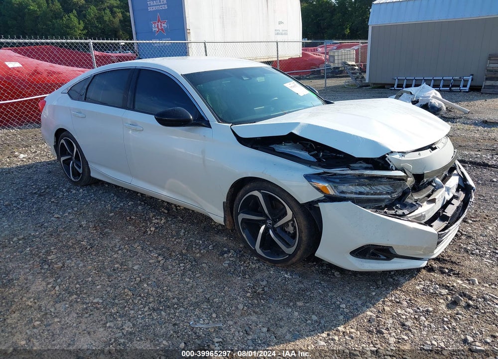 2021 HONDA ACCORD SPORT VIN: 1HGCV1F37MA016154