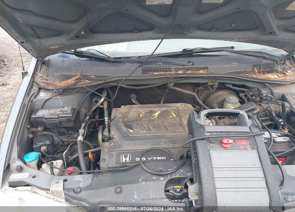2001 HONDA ODYSSEY EX VIN: 2HKRL18681H560592