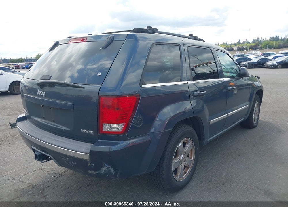 2007 JEEP GRAND CHEROKEE LIMITED VIN: 1J8HR58237C629443