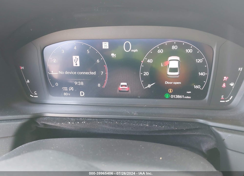 2023 HONDA ACCORD EX VIN: 1HGCY1F33PA009455