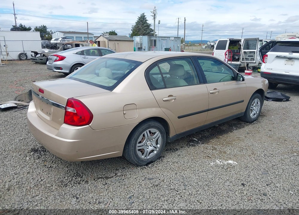 2005 CHEVROLET MALIBU VIN: 1G1ZS52F05F225869