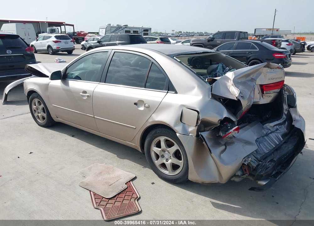 2006 HYUNDAI SONATA GLS V6/LX V6 VIN: 5NPEU46F66H126873