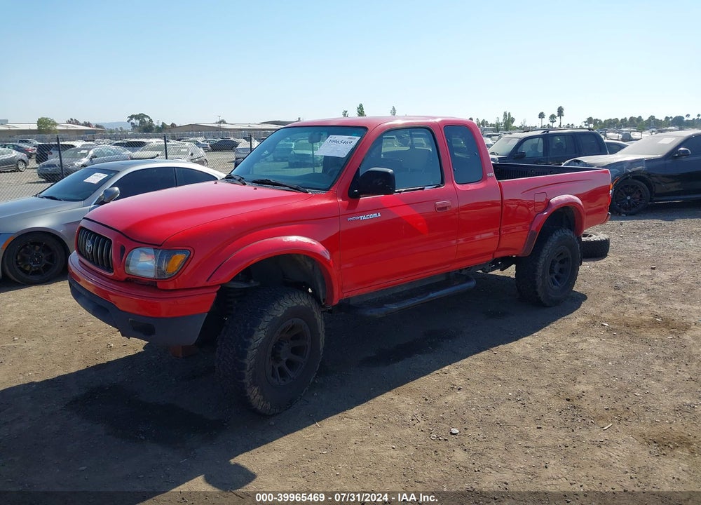 2002 TOYOTA TACOMA PRERUNNER V6 VIN: 5TESN92N72Z143375