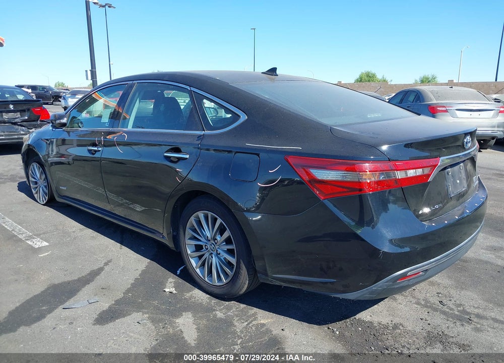 2016 TOYOTA AVALON HYBRID LIMITED VIN: 4T1BD1EB4GU048659