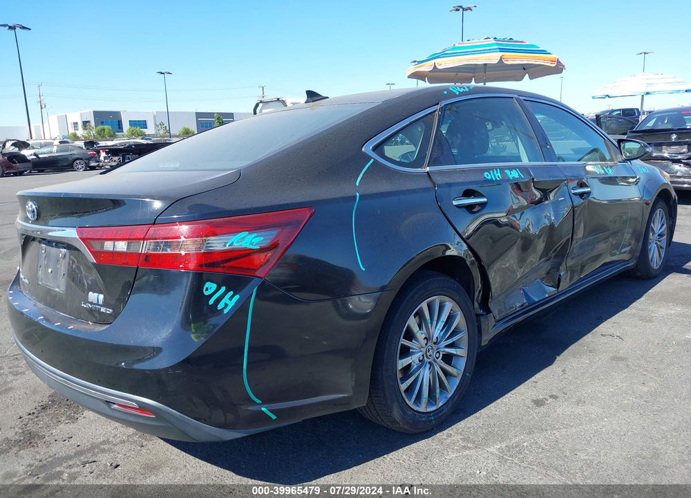 2016 TOYOTA AVALON HYBRID LIMITED VIN: 4T1BD1EB4GU048659