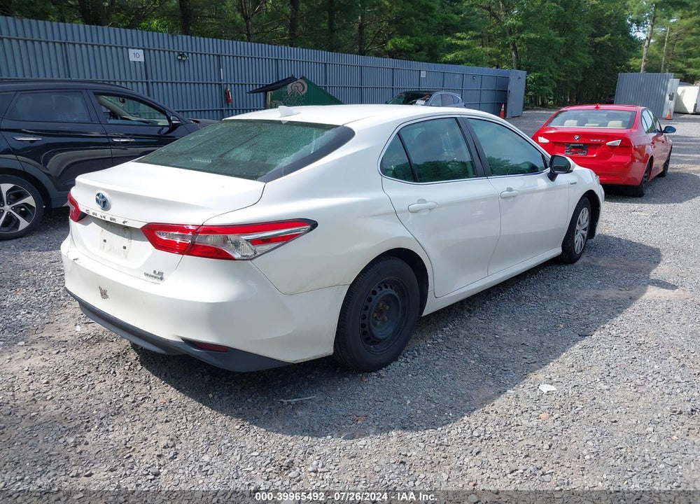 2020 TOYOTA CAMRY LE HYBRID VIN: 4T1C31AK9LU522807