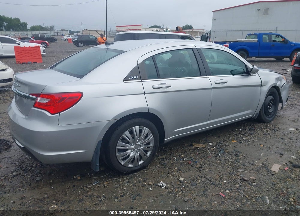 2012 CHRYSLER 200 LX VIN: 1C3CCBAB0CN273483