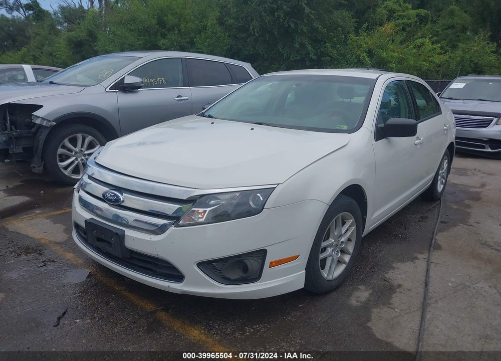 2012 FORD FUSION S VIN: 3FAHP0GA3CR143998