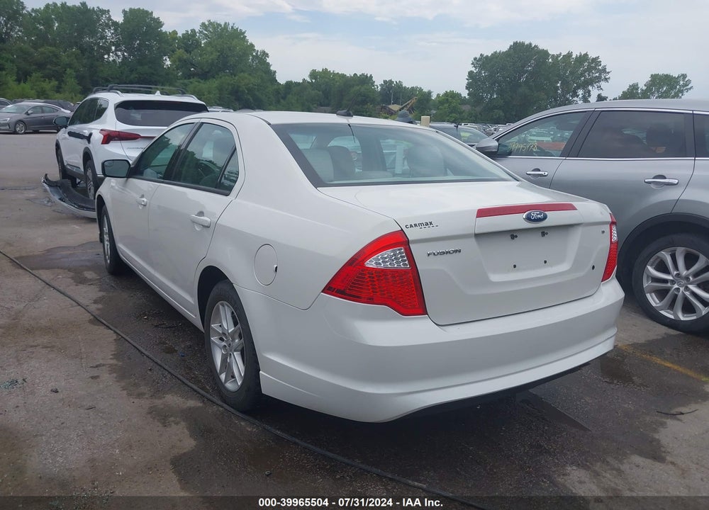 2012 FORD FUSION S VIN: 3FAHP0GA3CR143998