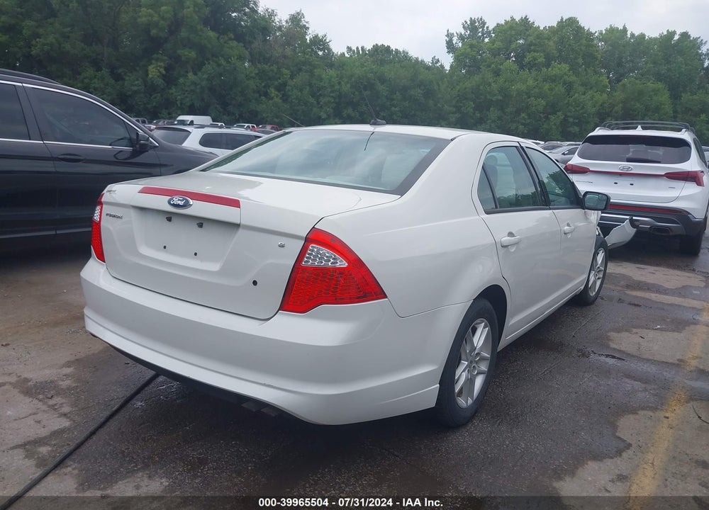 2012 FORD FUSION S VIN: 3FAHP0GA3CR143998