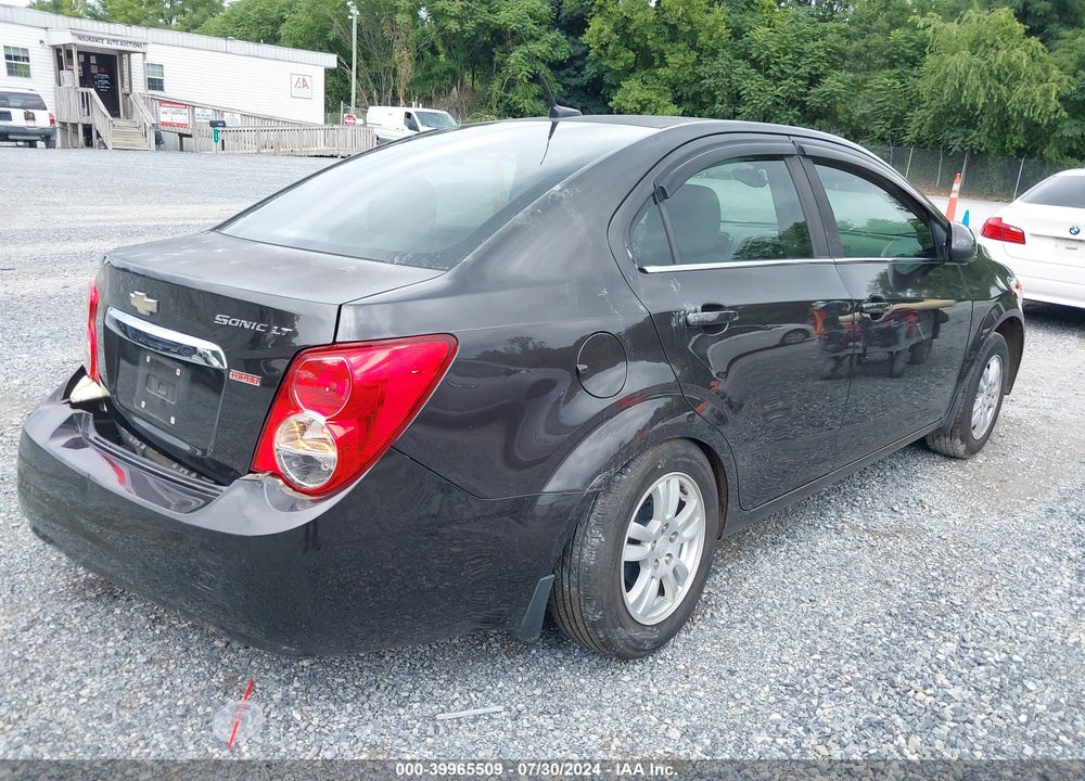 2013 CHEVROLET SONIC LT AUTO VIN: 1G1JC5SB1D4190910