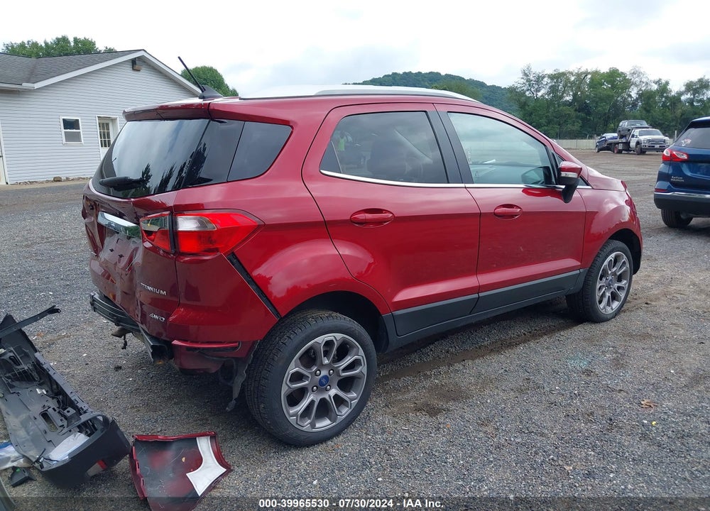 2019 FORD ECOSPORT TITANIUM VIN: MAJ6S3KL8KC294395