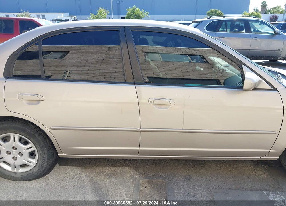 2002 HONDA CIVIC LX VIN: 2HGES16672H545663