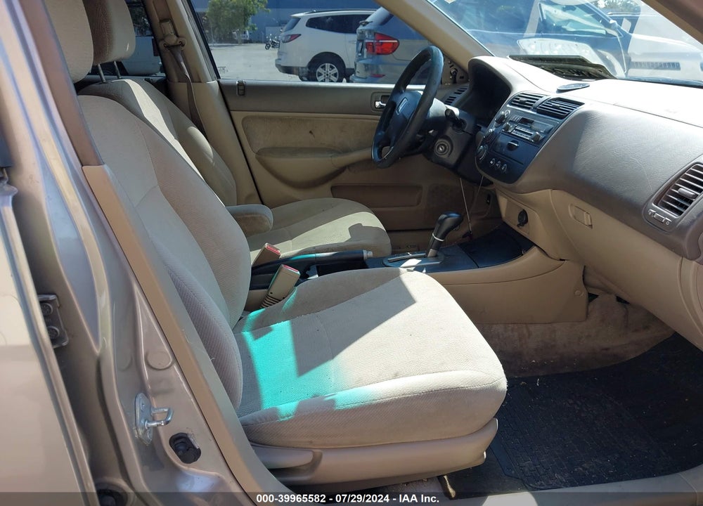 2002 HONDA CIVIC LX VIN: 2HGES16672H545663
