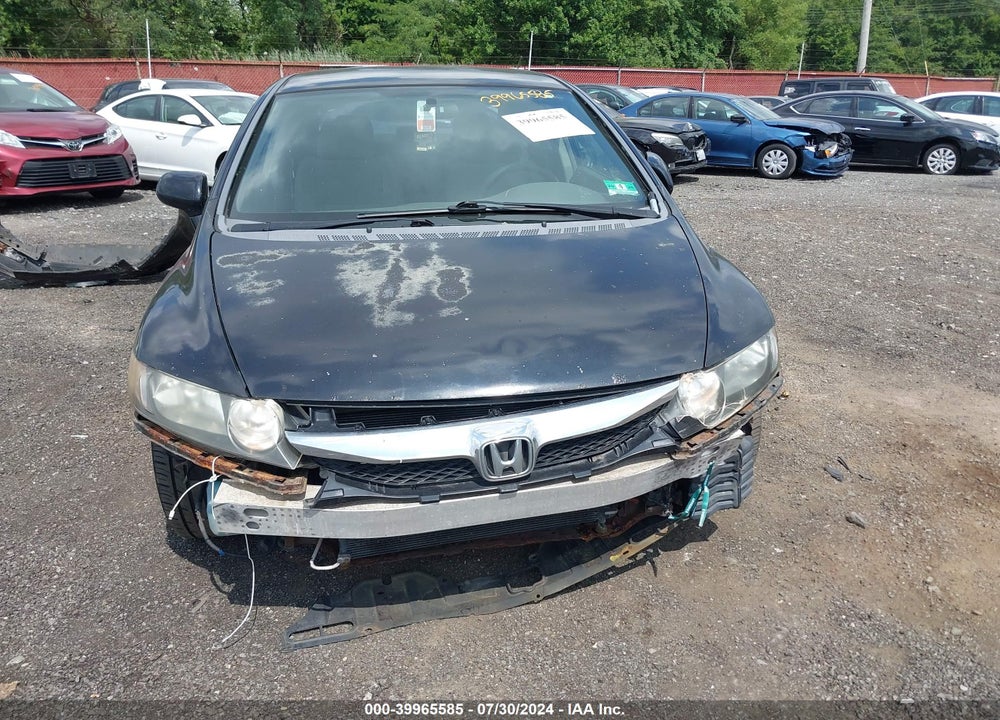 2009 HONDA CIVIC LX VIN: 2HGFA16579H340403