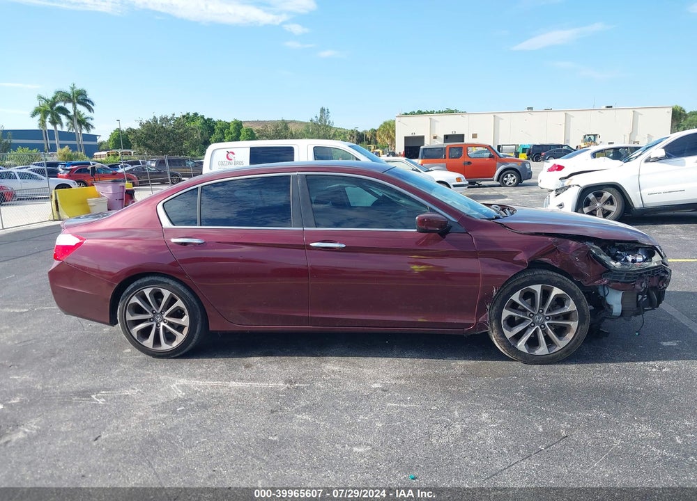 2013 HONDA ACCORD SPORT VIN: 1HGCR2F5XDA232866