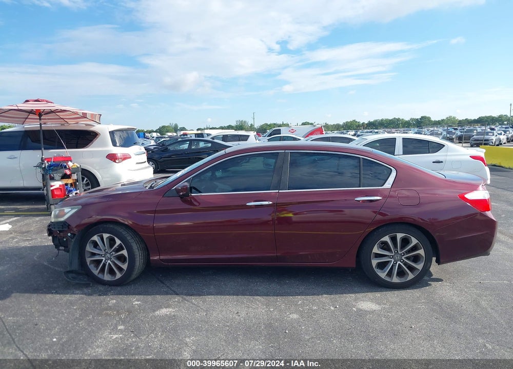 2013 HONDA ACCORD SPORT VIN: 1HGCR2F5XDA232866