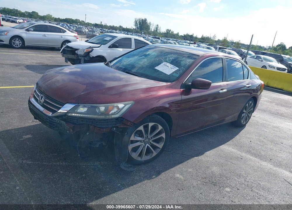 2013 HONDA ACCORD SPORT VIN: 1HGCR2F5XDA232866