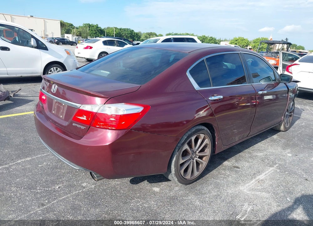 2013 HONDA ACCORD SPORT VIN: 1HGCR2F5XDA232866