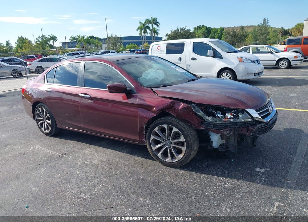 2013 HONDA ACCORD SPORT VIN: 1HGCR2F5XDA232866