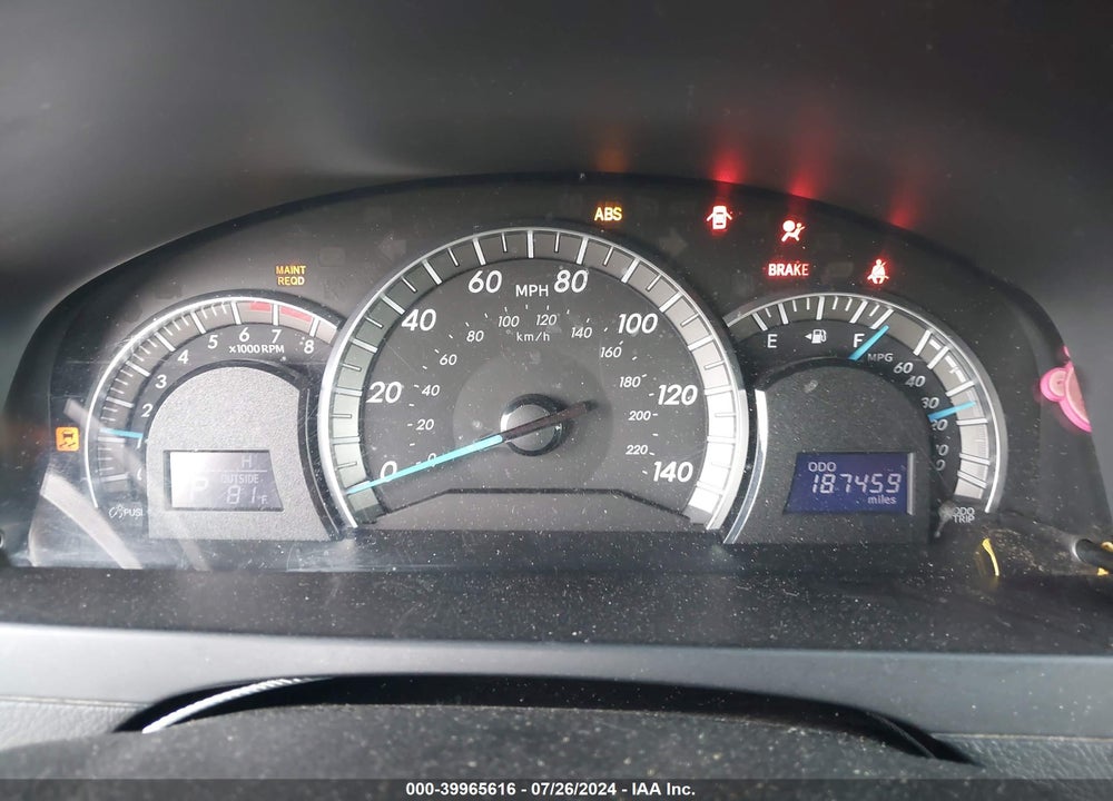 2013 TOYOTA CAMRY SE VIN: 4T1BF1FK1DU218111