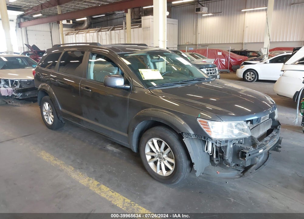 2016 DODGE JOURNEY SXT VIN: 3C4PDDBG0GT100780