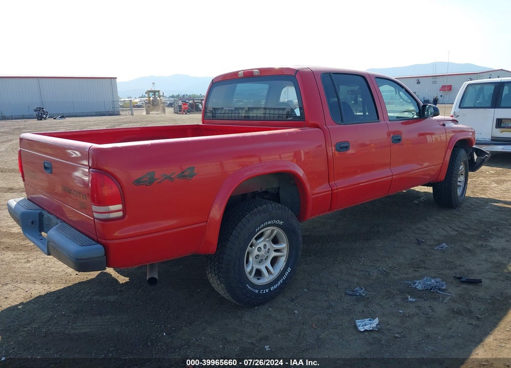 2002 DODGE DAKOTA SPORT VIN: 1B7HG38N02S570569