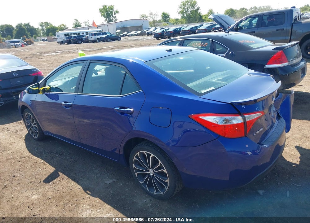 2016 TOYOTA COROLLA S PREMIUM VIN: 5YFBURHE0GP532964