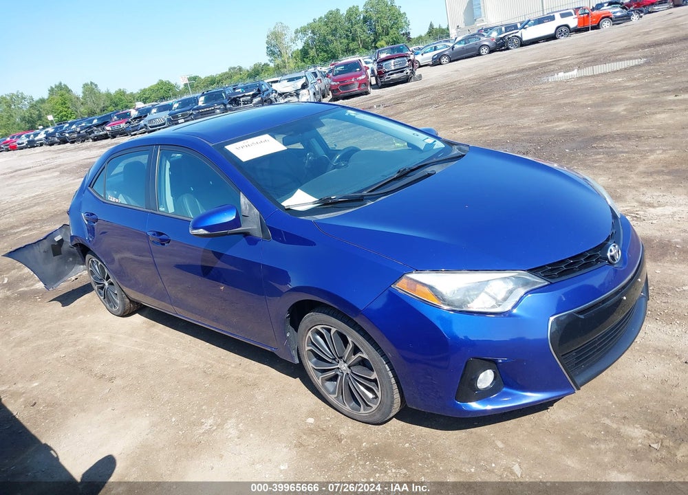 2016 TOYOTA COROLLA S PREMIUM VIN: 5YFBURHE0GP532964