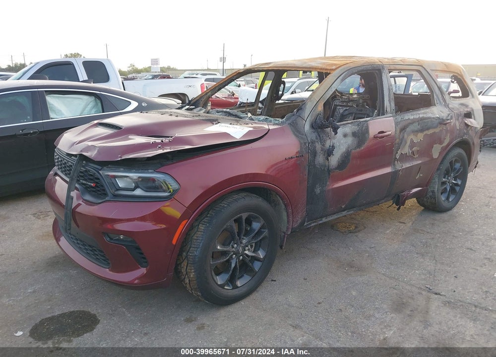 2021 DODGE DURANGO R/T RWD VIN: 1C4SDHCT6MC661036