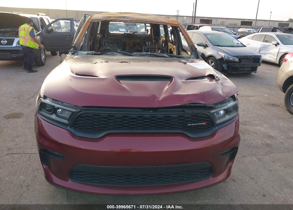 2021 DODGE DURANGO R/T RWD VIN: 1C4SDHCT6MC661036