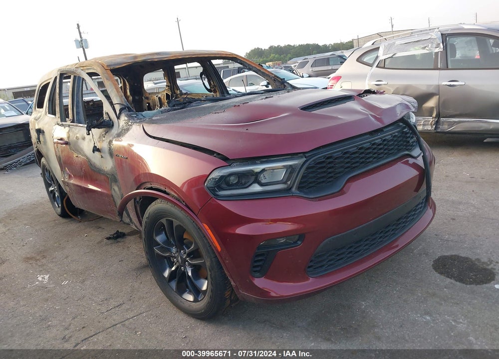 2021 DODGE DURANGO R/T RWD VIN: 1C4SDHCT6MC661036