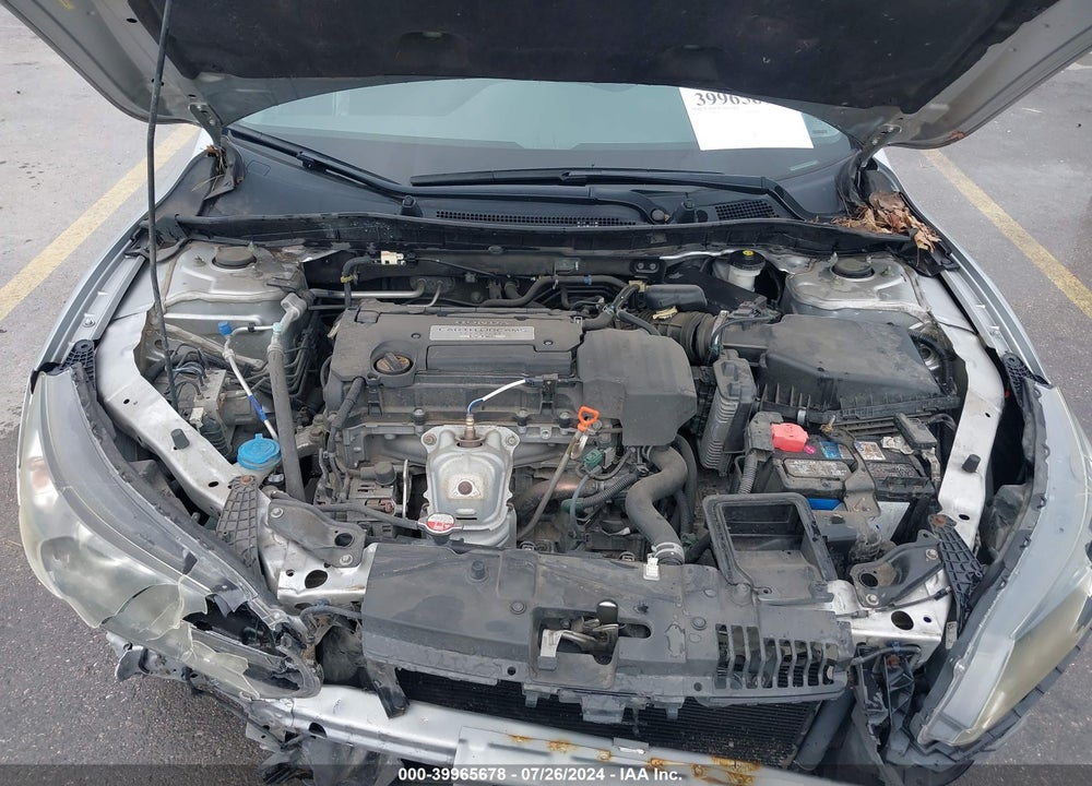 2013 HONDA ACCORD LX VIN: 1HGCR2F36DA009058