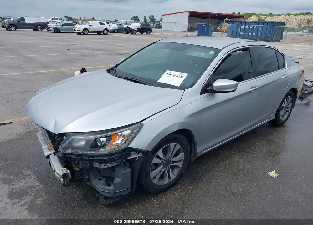 2013 HONDA ACCORD LX VIN: 1HGCR2F36DA009058