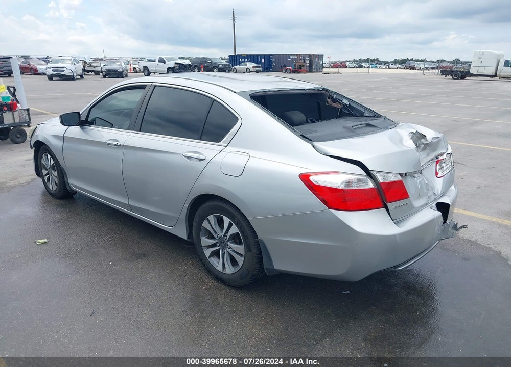 2013 HONDA ACCORD LX VIN: 1HGCR2F36DA009058