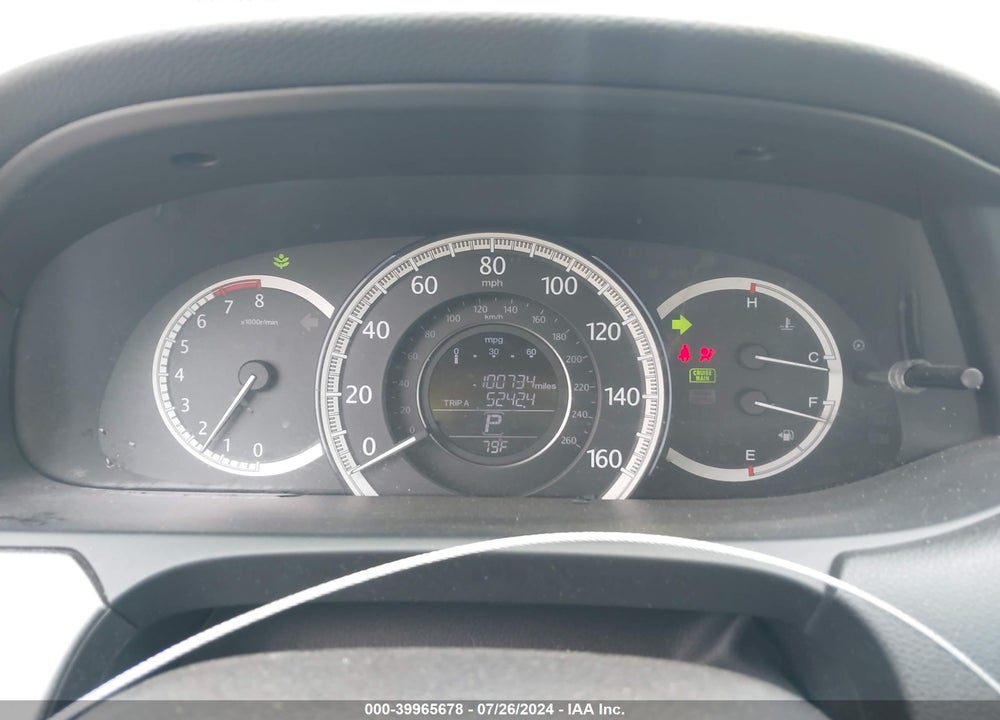 2013 HONDA ACCORD LX VIN: 1HGCR2F36DA009058