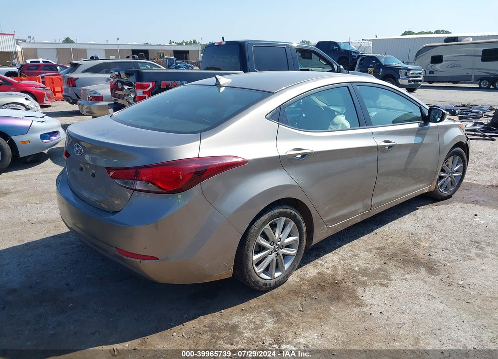 2015 HYUNDAI ELANTRA SE VIN: 5NPDH4AE4FH597533