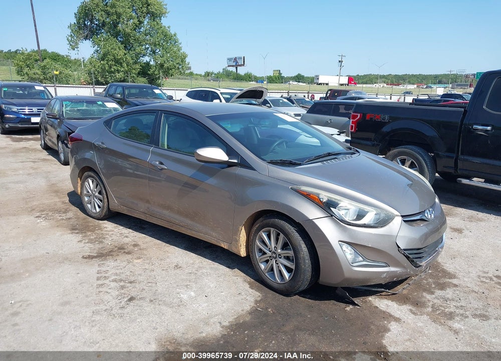 2015 HYUNDAI ELANTRA SE VIN: 5NPDH4AE4FH597533