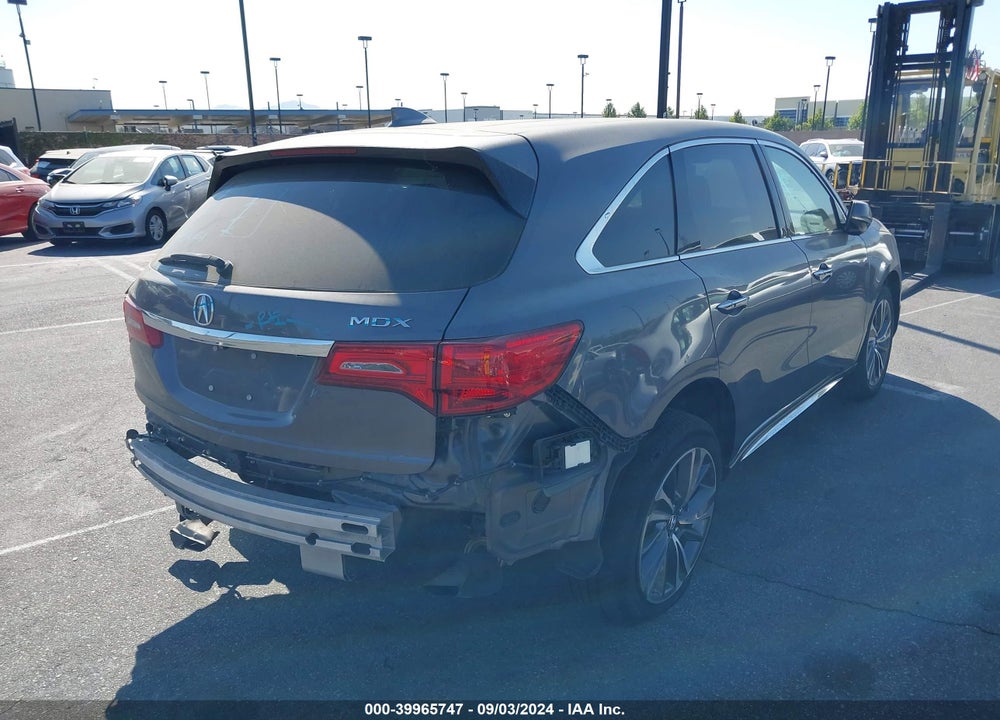 2019 ACURA MDX TECH PKG VIN: 5J8YD3H52KL012775