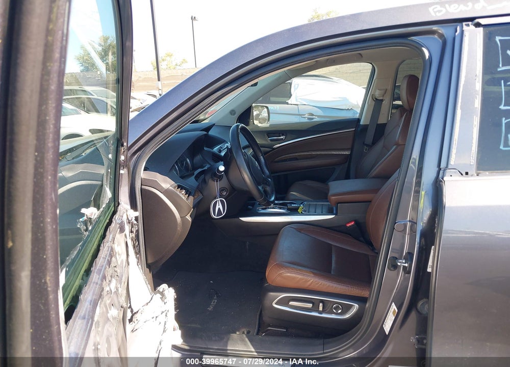 2019 ACURA MDX TECH PKG VIN: 5J8YD3H52KL012775