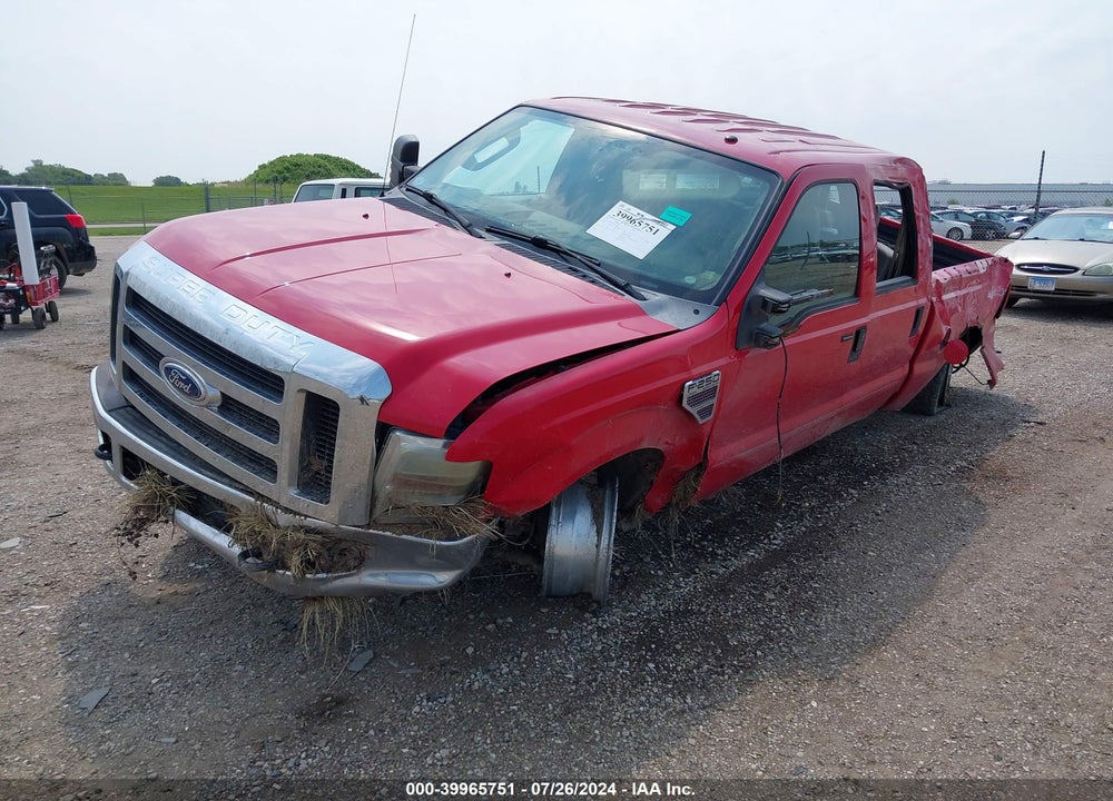 2008 FORD F-250 FX4/HARLEY-DAVIDSON/KING RANCH/LARIAT/XL/XLT VIN: 1FTSW21R08EA38214