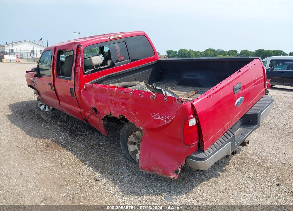 2008 FORD F-250 FX4/HARLEY-DAVIDSON/KING RANCH/LARIAT/XL/XLT VIN: 1FTSW21R08EA38214