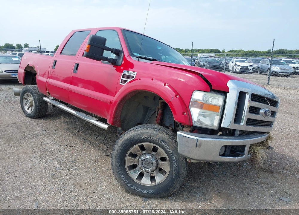 2008 FORD F-250 FX4/HARLEY-DAVIDSON/KING RANCH/LARIAT/XL/XLT VIN: 1FTSW21R08EA38214