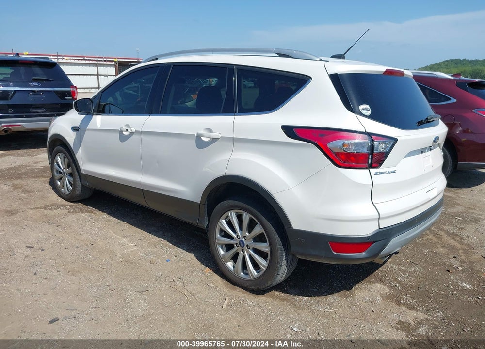 2017 FORD ESCAPE TITANIUM VIN: 1FMCU9JD3HUE53830